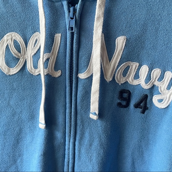 Old Navy Blue Drawstring Hoodie - Picture 4 of 6